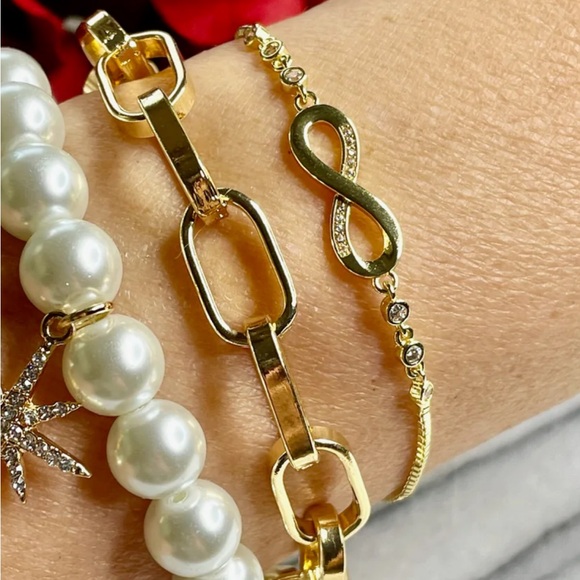 Gold Infinity Bracelet - Picture 4 of 4